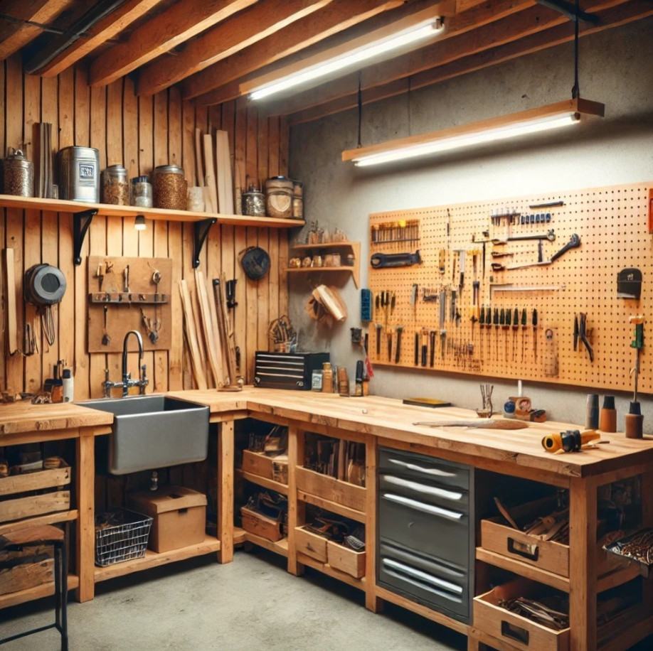 Installer un évier dans un atelier ou un garage sans évacuation